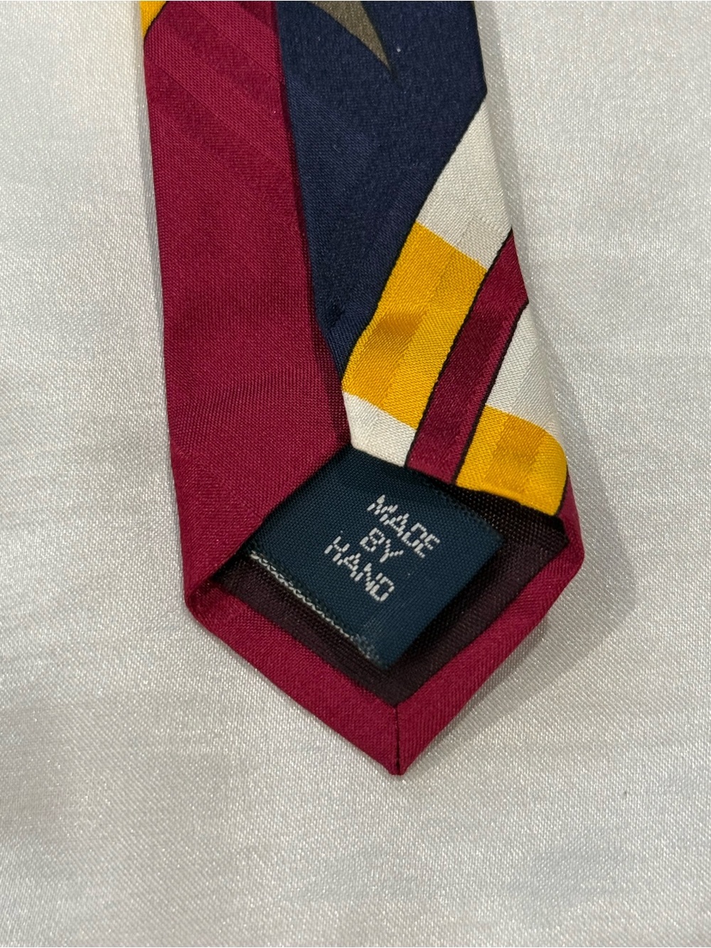 Polo by Ralph Lauren Navy Equestrian Print Silk Mens Tie - Picture 6 of 14